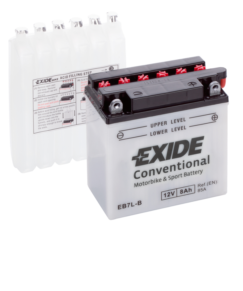 Exide Conventional EB7L-B 8 Ah - MC-batteri