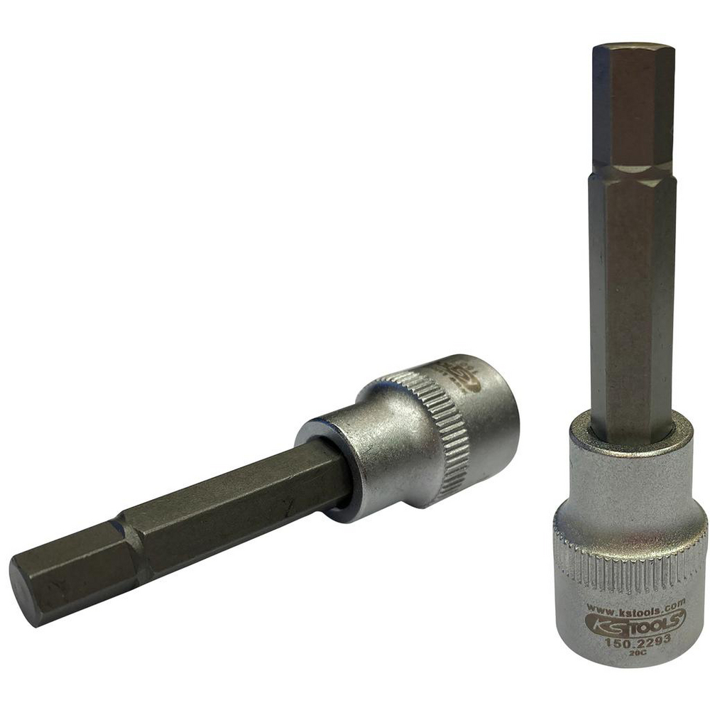 Hylsa 3/8" Bitshylsa För Sexkantskruvar Med Insex På Bromsok, 9 mm, 50