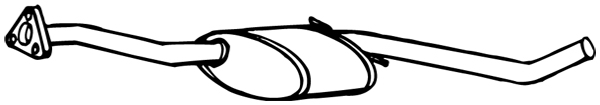 Midtre lydpotte - Opel - Omega