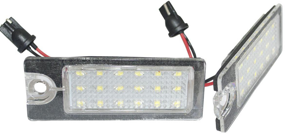 Skyltlykta, Modellanpassad VOLVO LED-Xenonvit Canbus,12V 2-pack Ledson - Volvo - V70, Xc70, S60, Xc90, S80