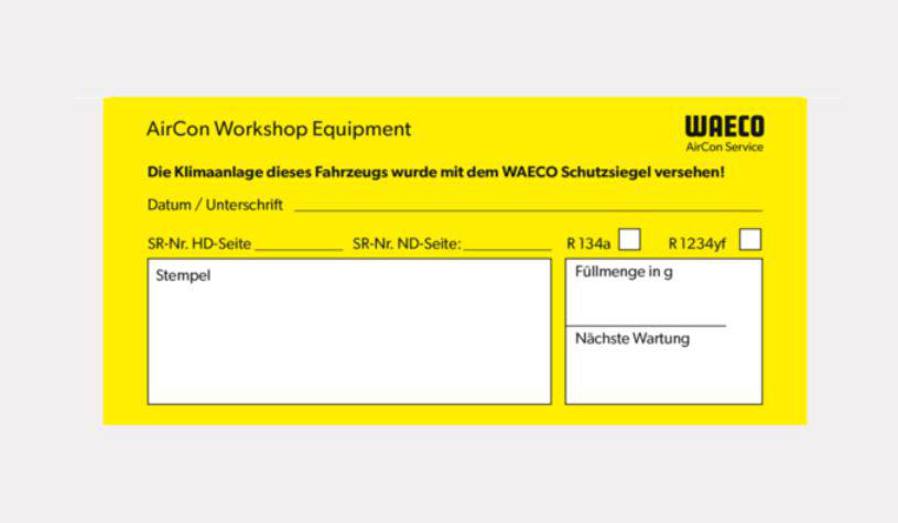 Serviceetiketter 5 St Waeco