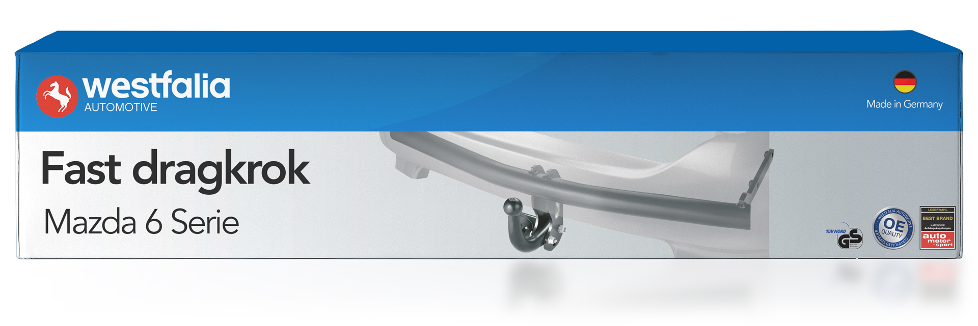 Westfalia tilhengerfeste med fast trekkrok - Mazda - 6