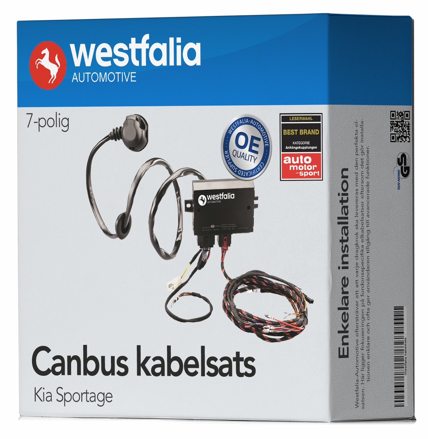 Elkabelsats Westfalia - Kia - Sportage
