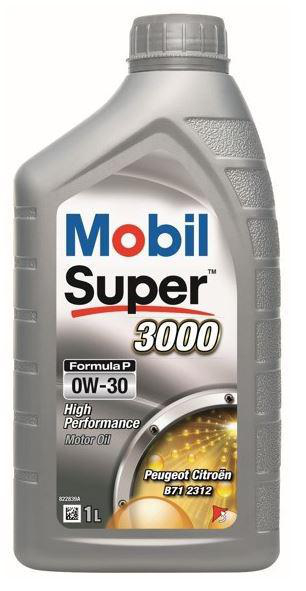 Mobil Super 3000 Formula P 0W-30 Motorolje 1 l - Motorolje - Toyota - Peugeot - Citroen - Fiat - Ford - Kia - Hyundai - Opel
