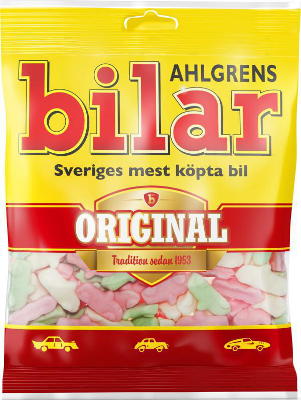 Ahlgrens Bilar original 125g Cloetta