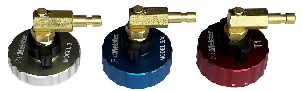 Tesla Adapter/Lock För Bromsluftning 3-Delar ProMeister