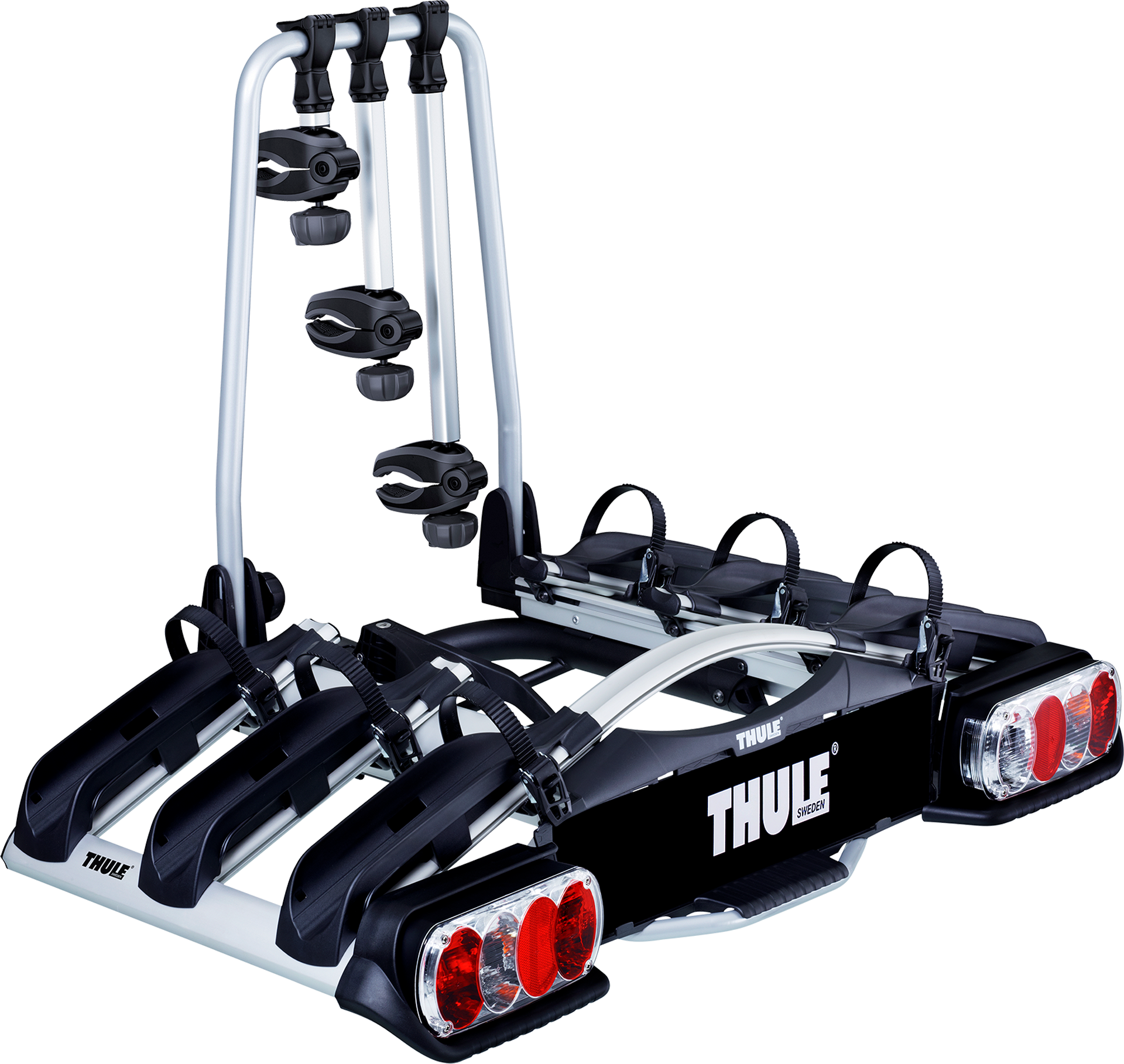 Thule EuroWay G2 922 13-pin Svart/Aluminium - Cykelhållare för 3 cykla - Cykelhållare