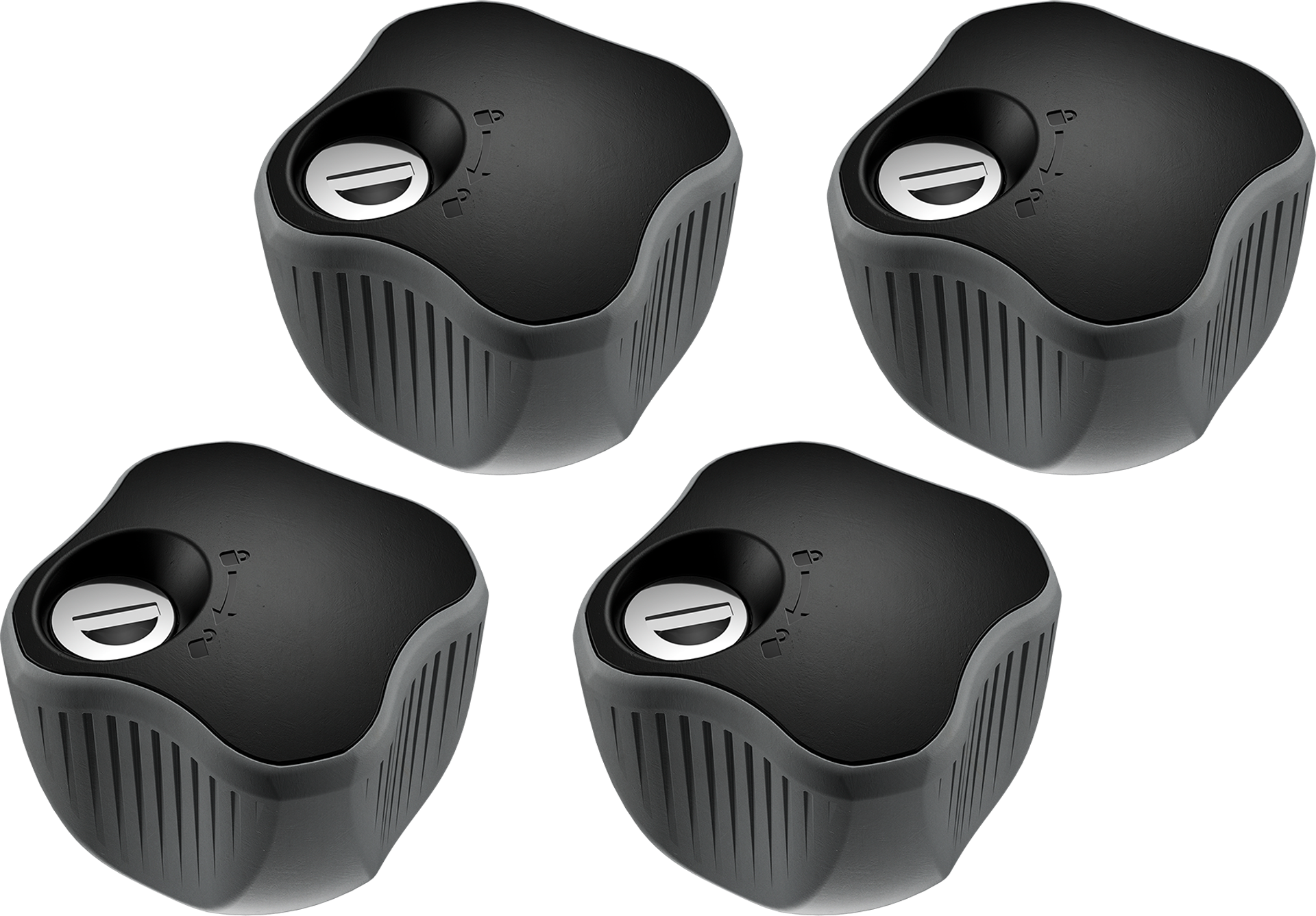 Knob 527, lockable, 4x update Thule - BMW - E9*, E34, E32. Citroen - Cx. Audi - 90. Fiat - Regatta