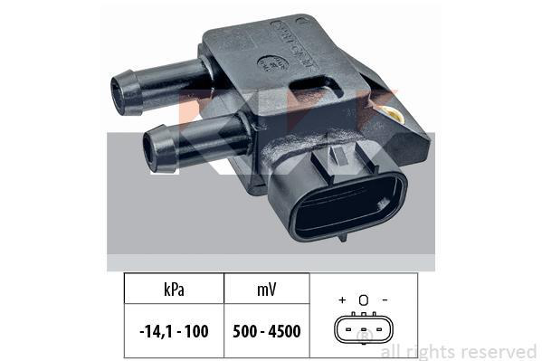 Differenstryckssenor DPF KW - Kia - Hyundai - Fiat - OE 6000611746,392102F600,3936003HC0,392512A600,392512A610,1865A364,2507429,137429