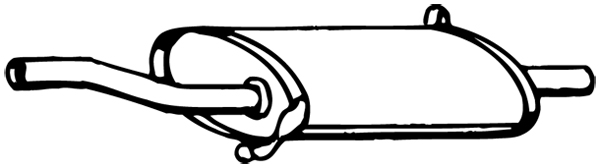 bakre lydpotte - Nissan - Sunny