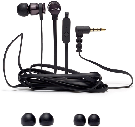 Unisynk In-Ear øretelefon 3,5 mm - Stål Grå