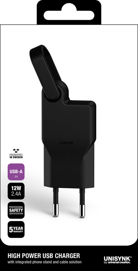 Unisynk USB-strömadapter 12 W