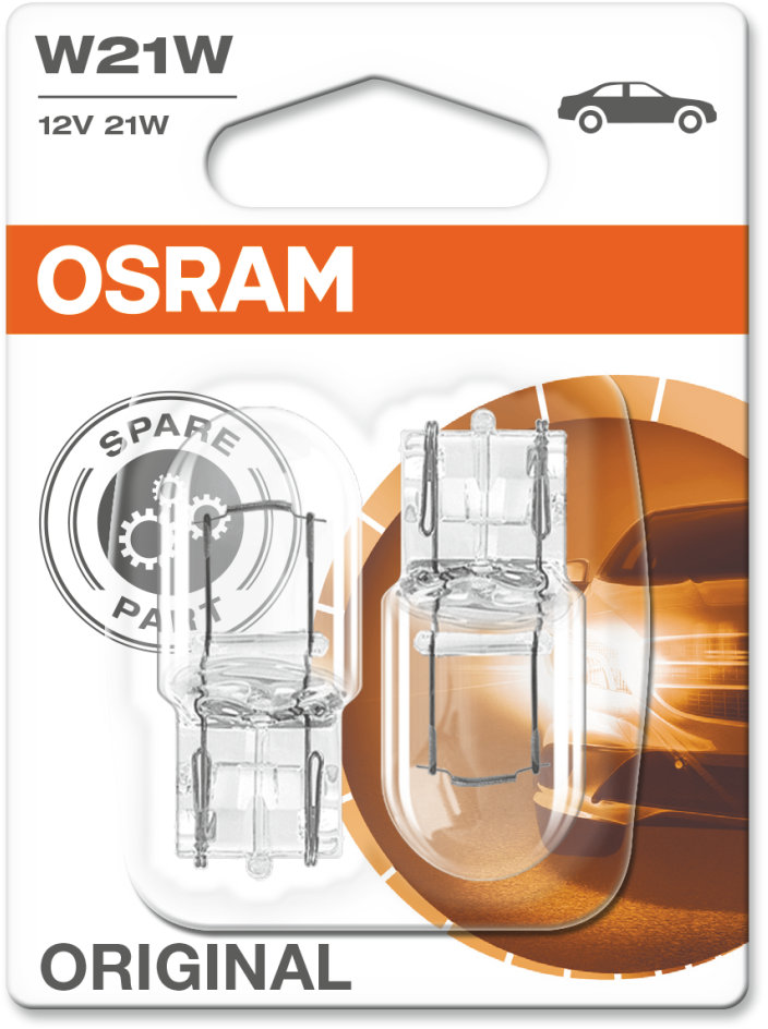 Osram Original - Glödlampa W21W 2-pack