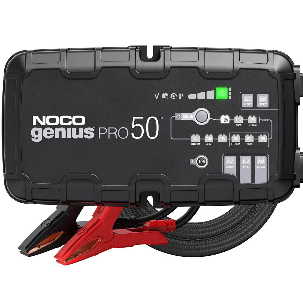 NOCO Genius PRO 50 - Batteriladdare 6V/12/24V, 50A