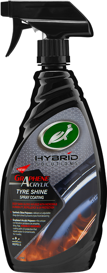 Turtle Wax HS Graphene Akryl Dekk Shine - Dekk glans 680 ml