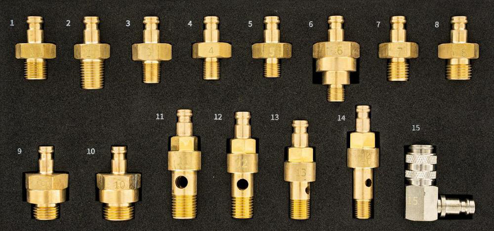 ADAPTERS TILL OLJETRYCKSTEST MOTOR & TURBO. Hubitools