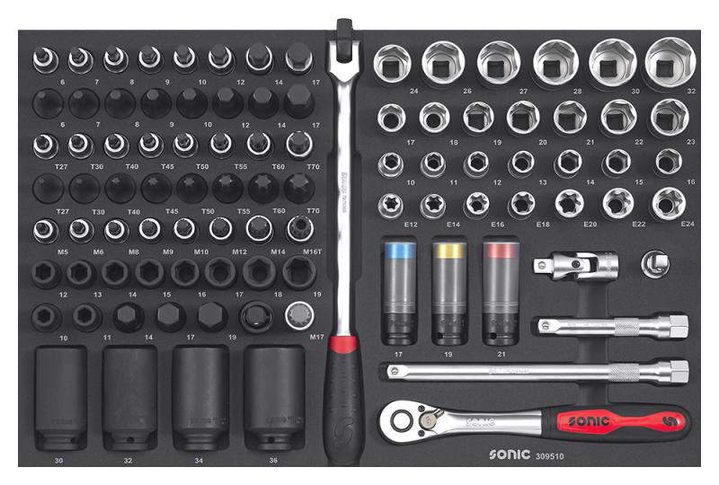 Hylssats 1/2" SFS Next 95-Delar Sonic