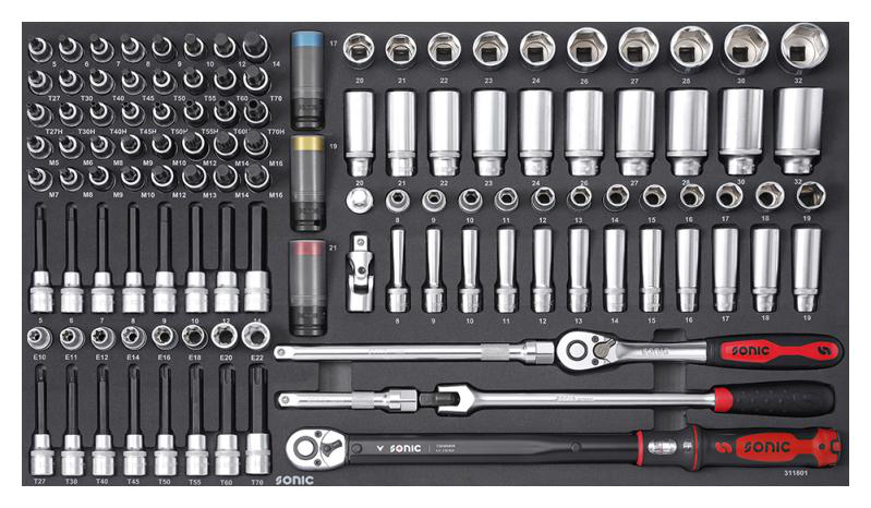 Hylssats 1/2" SFS Next 118-Delar Sonic