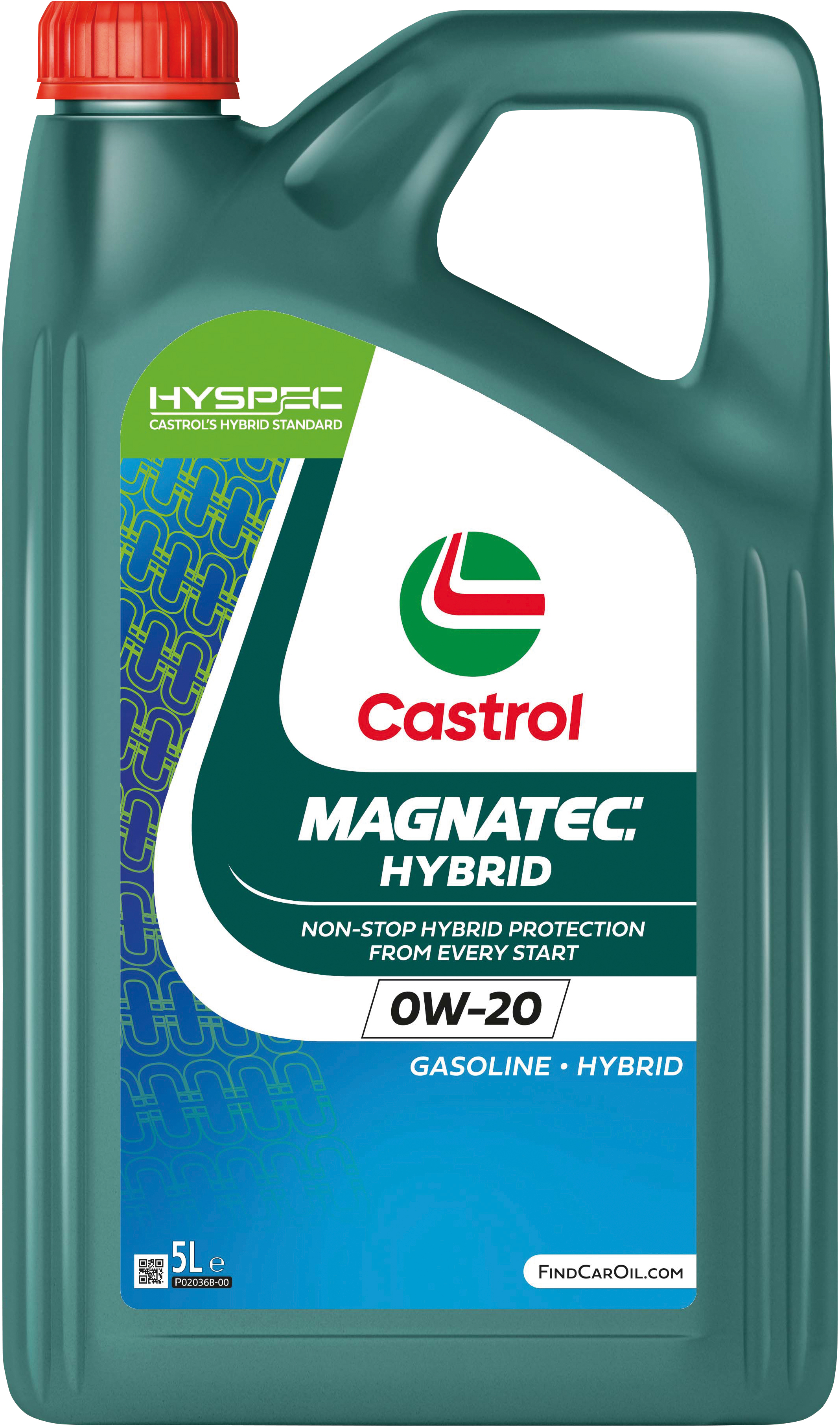 Castrol Magnatec Hybrid 0W-20 Motorolja Dunk 5 l - Motorolja - Toyota - Suzuki - Mazda - Lexus - Dodge - Honda