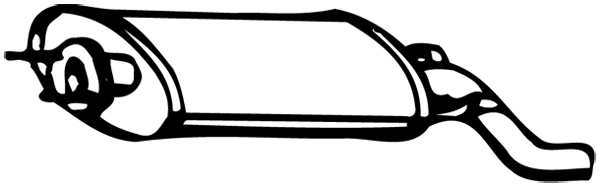 Bakre ljuddämpare Fenno - Saab - 9000 - OE 32019939,8980542,8977928,4159976