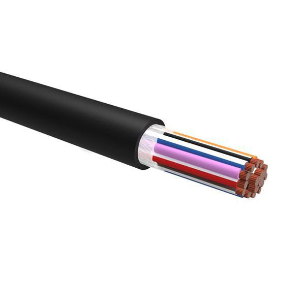 ADR 12x1.5mm² + 3x2.5mm² SVART BOBIN 60V PUR/PVC/PVC 85C