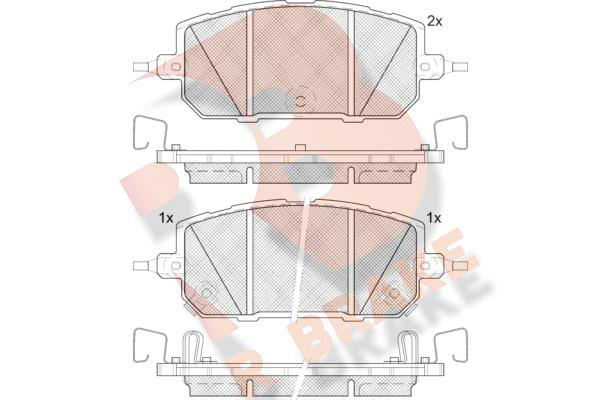 Bromsbelägg R Brake - Mazda - Mx-30