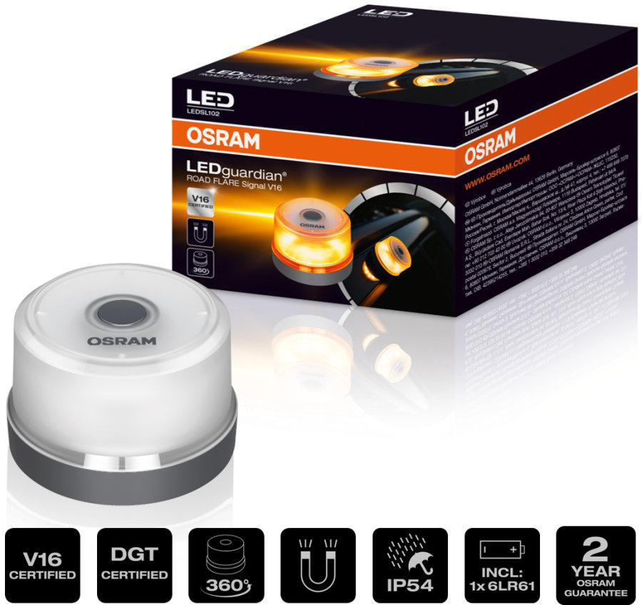 Varningsljus LEDguardian ROAD FLARE Signal V16 Osram