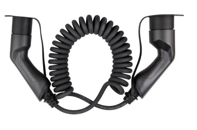 Deltaco e-Charge (11 kW / 16 A) Type 2 til Type 2 - Ladekabel 5 meter
