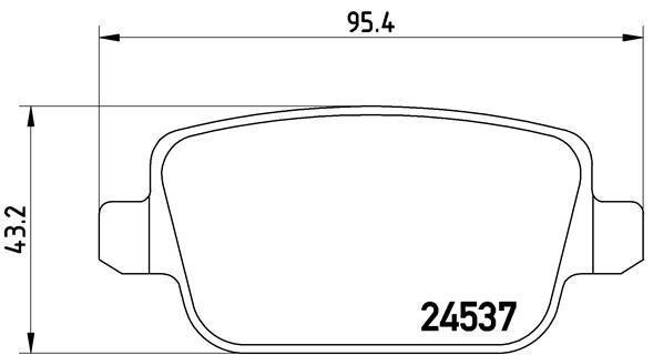 Bremsebelegg - Volvo - V70, Xc70, S80. Ford - Focus, Mondeo, Kuga, S-max, Galaxy. Land-rover - Freelander