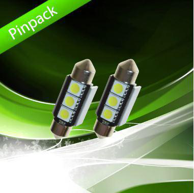 Ledson Xenonvit Canbus - LED-lys C5W 12 V 2-pakning