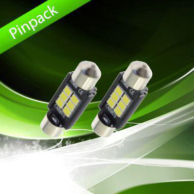 Ledson Xenonvit Canbus - LED-lys C5W 12 V 2-pakning