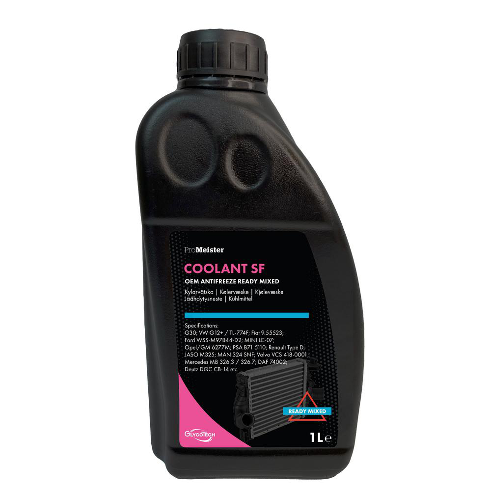 ProMeister OEM COOLANT SF Ready Mixed 5L - Toyota - Ford - Renault - Peugeot - Opel - Nissan - Saab - Citroen