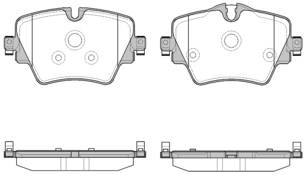 Bremseklosser sett - BMW G31, 3-serie, F48, X3 - Mini Mini, Countryman