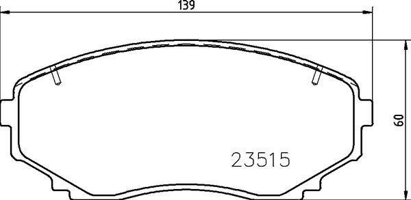 Bromsbelägg Brembo - Mitsubishi - L-200. Mazda - Cx-5, Cx-7, Cx-9. Ford - Edge