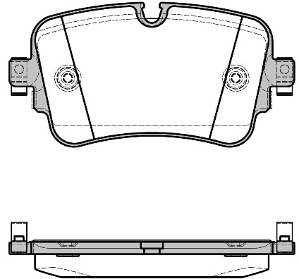 Bremseklosser sett - Audi - E-tron quattro, Q7, Q8 quattro, S6, A8 quattro, Sq7 quattro, Sq8 quattro. VW - Touareg