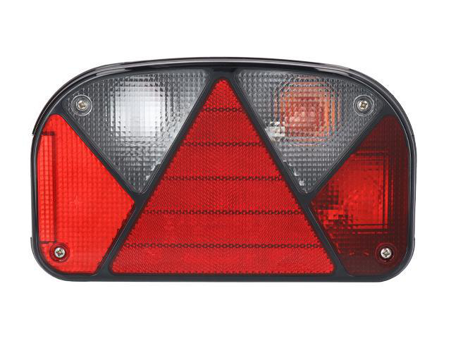Baklampa Aspöck Multipoint 2 Hö, 5-pol, reflex, skyltbelys. Valeryd