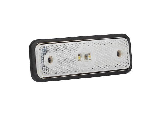 LED Posisjonslys Valeryd 102x36x17 vit 12-30V med refleks inkl. 450 mm