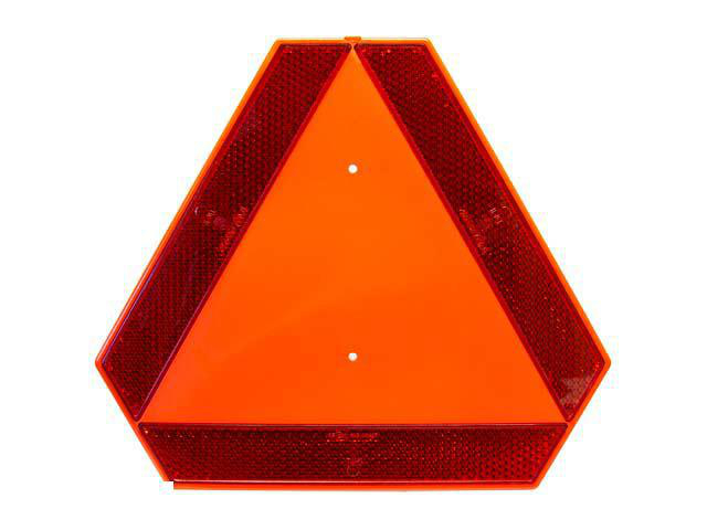 Skilt Refleks Varselstrekant 43x38, plast