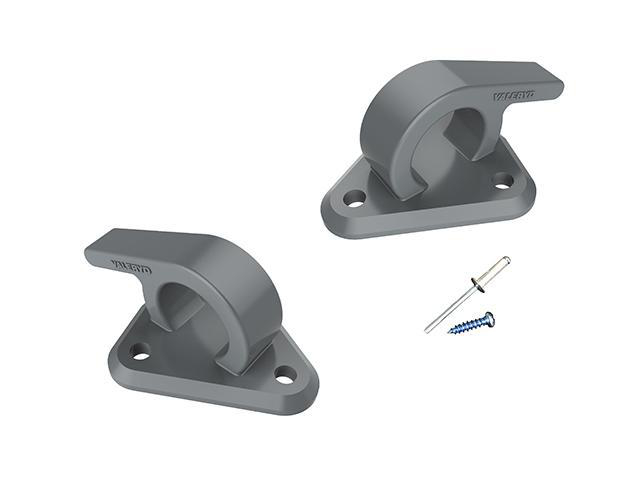 Fästkrok till lastnät med skruv (10-pack)