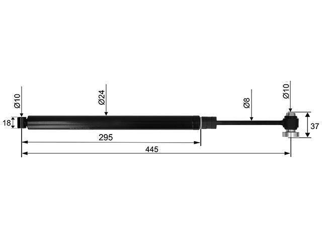 Påskjutsdämpare GSM R2/L cc=445 Valeryd