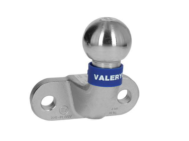 Dragkula 50mm; Stödlast 210 kg / upp till totalvikt 2t. Valeryd