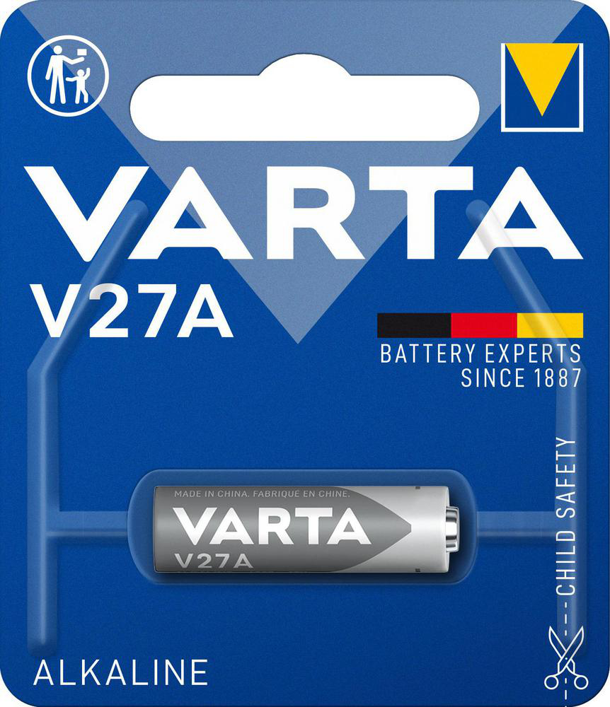 Knappcellsbatteri V27A Varta