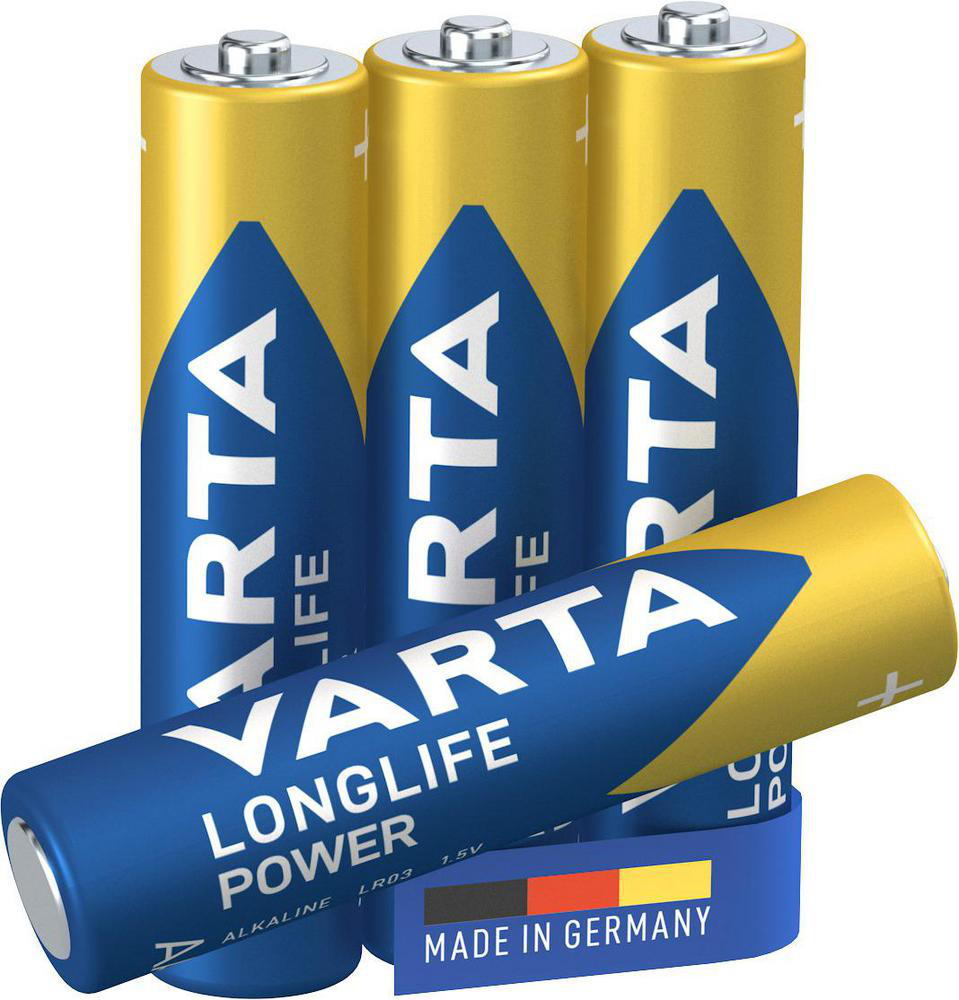 Batteri høy energi LR03 AAA 4-p Varta
