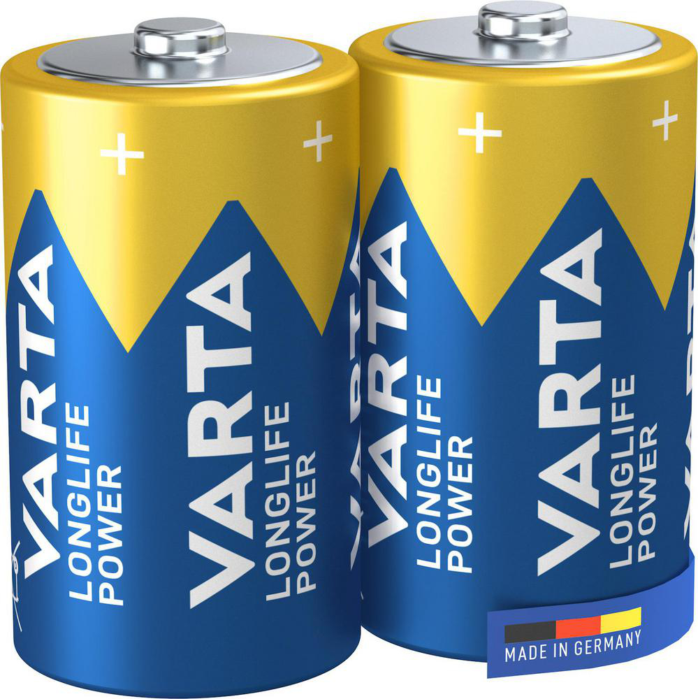Høy energi batteri LR20 D 4920-2 2-p Varta