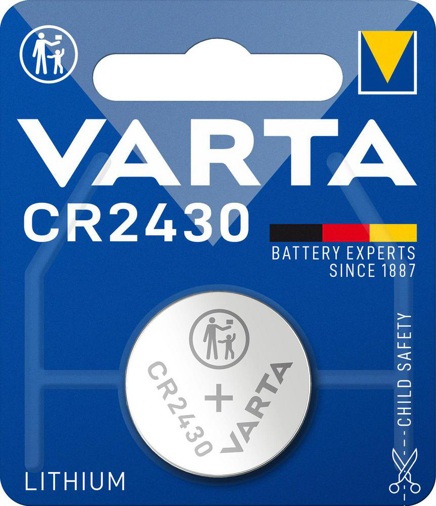 Knappcellsbatteri CR2430 Varta - Volvo - Audi - VW