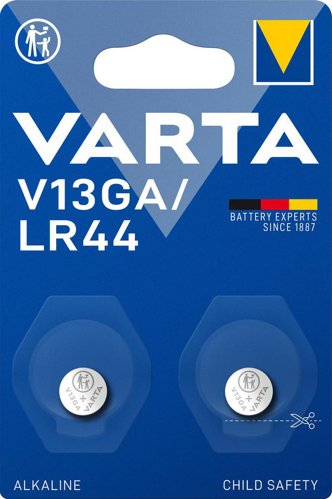Knappcellsbatteri VG13GA/LR44 (2-pack) Varta