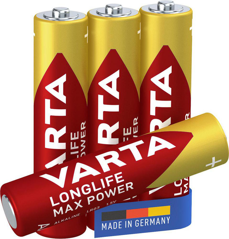 LONGLIFE Max Power batterier AAA (4-pack) Varta