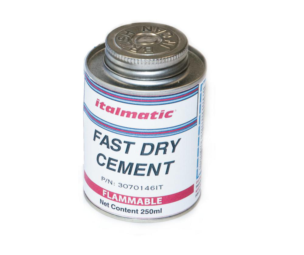 Vulkvätska FAST DRY cement 250 ml Italmatic