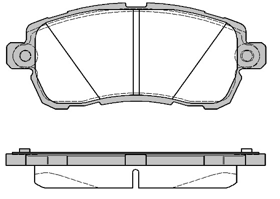 Bromsbelägg Remsa - Ford - Ka - OE 2017679,G1B52001AA