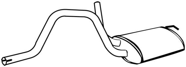 Midtre lydpotte - Ford - Mondeo
